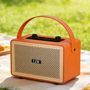 Haut-parleur Bluetooth portable haute fidélité pour le bureau et les voyages, lecture de musique avec charge USB sans fil - Product Image 1