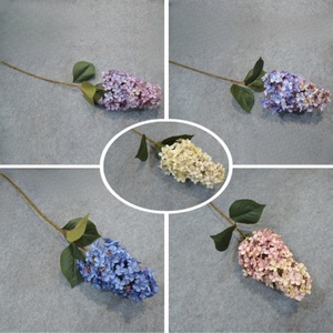 Hortensia artificial de seda de otoño 2025 para decoración del hogar, materiales florales de alta calidad para Arreglo de mesa - Product Image 5