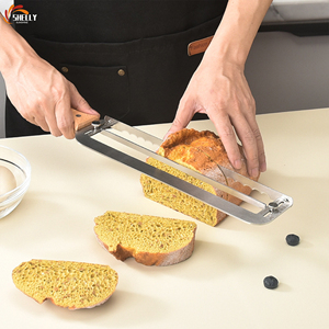 Cuchillo <span class=keywords><strong>para</strong></span> cortar <span class=keywords><strong>pan</strong></span> ajustable con hoja dentada, cortador de <span class=keywords><strong>pan</strong></span> de acero inoxidable con mango de madera <span class=keywords><strong>para</strong></span> tostadas, baguettes y <span class=keywords><strong>pan</strong></span> casero de <span class=keywords><strong>levadura</strong></span> - Product Image 3