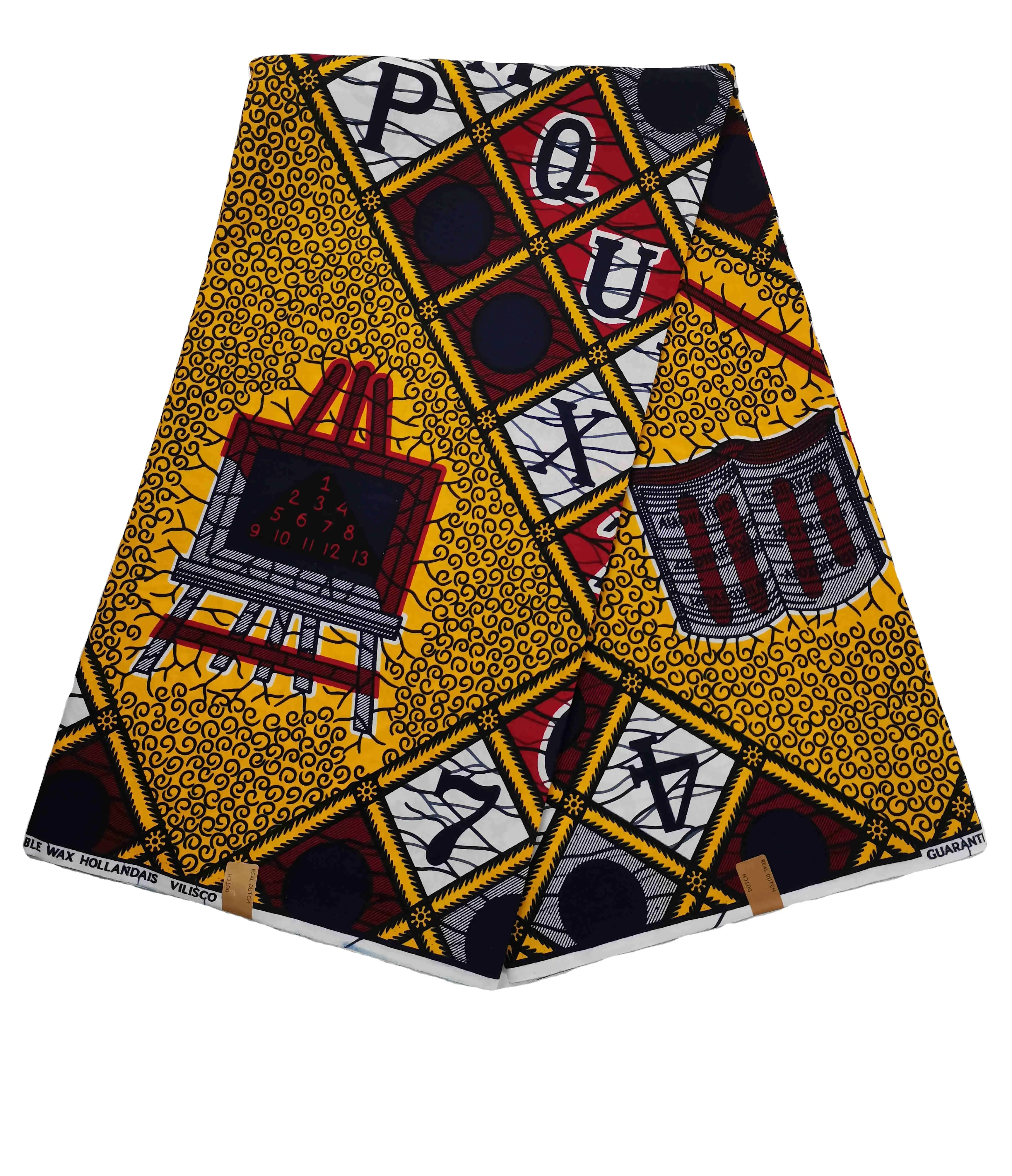Hollandis-tela de Ankara Adoratex, tejido 100% de algodón, 6 yardas, diseño de impresión textil africano para ropa nigeriana