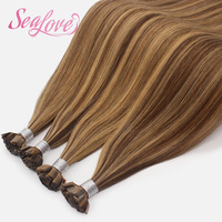 Extensions de cheveux Slavic Hair Extensions Russian Hair 100 k Tip Invisible Seamless Mini Micro Keratin Bond