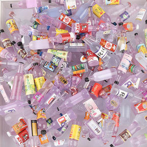 Miniatura de Botella de Vino para Catering, Accesorios de Joyería DIY, Adorno de Resina para Carcasas de Teléfono Móvil, Dije Acrílico con Forma de Garra de Gato - Product Image 1