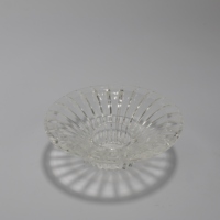Abat-jour en verre fusionné transparent de style japonais côtier moderne, surface polie, écologique, léger, accepte le logo personnalisé