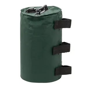 Hifun saco de balastro redondo de água, dobrável, de 14 litros, pvc