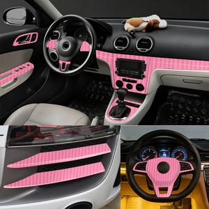 Vinilo Adhesivo <span class=keywords><strong>3D</strong></span> de Fibra de Carbono Multicolor para Interiores de Auto, Película Brillante para el Tablero con Efecto de Cambio de Color, Vinilos Decorativos para Autos - Product Image 5