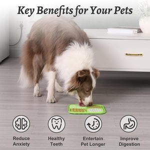Alfombrilla de Silicona de Grado Alimenticio Antiadherente para Perros con Fuerte Ventosa - Product Image 4