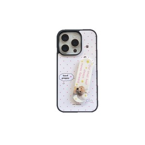 เคสโทรศัพท์แบบตั้งได้ลายจุดลายเท้าสุนัขพร้อมฟิล์มกันรอยสำหรับ iPhone 17 Pro Max 16 15 14 - Product Image 5
