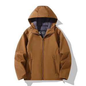 <b>Soft</b> <b>Shell</b> Men's Windbreaker <b>Jacket</b> Waterproof Lightweight <b>Hooded</b> Hiking Breathable Polyester Nylon Windbreaker Tracksuit - Product Image 2