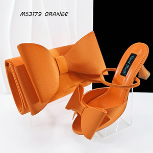 <span class=keywords><strong>Scarpe</strong></span> e borse con <span class=keywords><strong>tacco</strong></span> alto africano Set di borse italiane per piccoli ordini da donna Guangzhou - Product Image 5