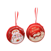 Décorations de Noël, boîte en fer blanc pour cadeaux, petits cadeaux pour enfants, jolies boîtes à monnaie en forme de dessin animé avec logo imprimé