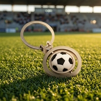 Nuevo Llavero Metálico Giratorio 2026 de Baloncesto, Fútbol y Golf, Souvenir para Aficionados al Deporte, Llavero con Logotipo Personalizado, Regalo