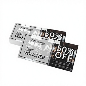 Vales de <span class=keywords><strong>Descuento</strong></span> y Certificados de Regalo Impresos a Doble Cara, Diseñados a Medida, al por Mayor, para <span class=keywords><strong>Restaurantes</strong></span>, Hoteles y Salones de Belleza - Product Image 3