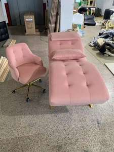 Muebles de Salón de Belleza Modernos y Lujosos en Oro Rosa, Cama de Spa Facial Ajustable y Reclinable para Cejas y Pestañas en Venta - Product Image 6