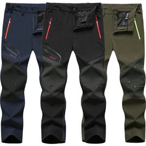 Nuovi Pantaloni da <span class=keywords><strong>Uomo</strong></span> Autunnali da Esterno Spessi e Impermeabili per Escursionismo e Arrampicata in Pile - Product Image 1