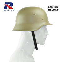 Casque REVIXUN M42 en acier léger haute résistance, protection de la tête pour le jeu CS, entraînement tactique II, style allemand, taille personnalisée