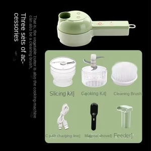 Outil <span class=keywords><strong>de</strong></span> cuisine électronique portable personnalisable Robot culinaire multifonctionnel pratique pour légumes ail opération manuelle - Product Image 3