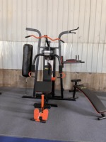 Station de fonction Mutli de force de gymnastique à domicile professionnel Multi Gym professionnel 3 Stations équipement de gymnastique multi-stations à domicile