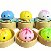 Jouet anti-stress Squishy Dumpling, pack surprise, mignon, en silicone et PU de qualité alimentaire, non toxique, à partir de 14 ans, unisexe