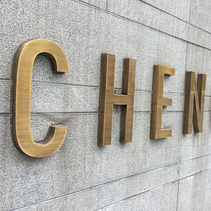 3D chữ kinh doanh dấu hiệu logo nhà hàng trong nhà cửa hàng phía trước cửa hàng tường dấu hiệu thép không gỉ thư ngoài trời Tùy Chỉnh Kim Loại Logo - Product Image 5