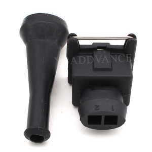 2 Pin Junior Power Mini Hẹn Giờ Hẹn Giờ Kết Nối EV1 Nữ Nhiên Liệu Injector Cắm Với Thiết Bị Đầu Cuối Cao Su Khởi Động - Product Image 4