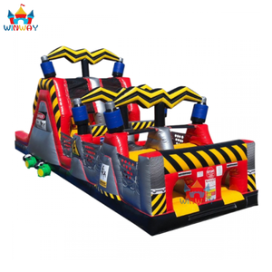 Venta al por Mayor <span class=keywords><strong>de</strong></span> Fábrica, Obstáculo Inflable <span class=keywords><strong>de</strong></span> Alto Voltaje, Tobogán Inflable con Obstáculos para Diversión - Product Image 1