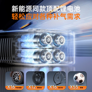 Bomba de Aire Chongteng 150Psi con Pantalla LED Digital, Flujo de 25L/min, Cable de 3m, Inflador de Neumáticos Portátil de 12V para Automóvil - Product Image 5