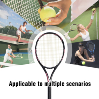 Raquette de tennis en fibre de carbone 12k de haute qualité avec logo personnalisé JINHONG JH-4, légère, résistante, durable, avec grip, pour les sports de plein air