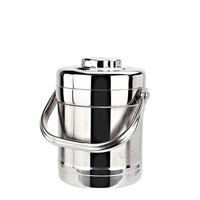 Boîte à lunch isotherme en acier inoxydable épaissi, hermétique, pour les employés de bureau, les étudiants, les enfants, grande capacité, trois couches, sous vide, 24 pièces