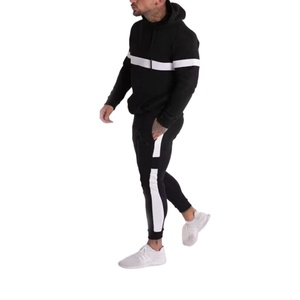 ชุดกีฬาผู้ชายแบบกำหนดเอง ชุดวอร์มผู้ชายไซส์ใหญ่ ชุดกีฬาผู้ชายพร้อมฮู้ด - Product Image 3