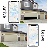Ouvre-porte de garage automatique sans fil WiFi avec commande vocale Tuya, connexion Alexa Google Home, ABS