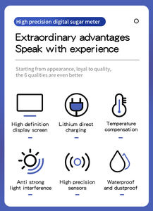 Hidrómetro Digital Automático Personalizado para Vino, Medidor de <span class=keywords><strong>Brix</strong></span>, Nuevo Refractómetro Digital para Medir el Contenido de Azúcar en Oferta - Product Image 4