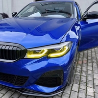 Pour BMW Série 3 G20 G21 Pré-LCI Phares à laser avec DRL bicolore jaune et blanc CSL Jaune Feux de jour LED Chip