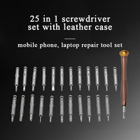 Juego de Destornilladores 25 en 1, Herramienta de Reparación de Teléfonos Móviles, Kit de Reparación de Celulares, Juego de Mini Destornilladores, Juego de Puntas de Destornillador Torx