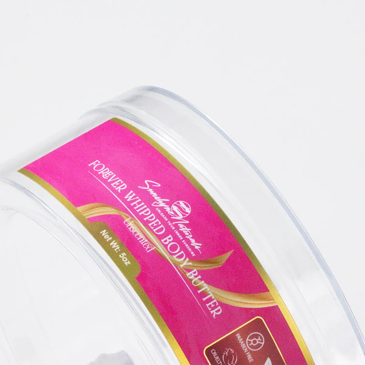 Custom Waterproof Logo Cosmetics BOPP Label Gold Foil Skincare Cream Stickers Printing Packaging Labels For Body Butter Jar