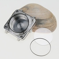 Caja de Reloj Cuadrada de Acero Inoxidable 316L de Diseño Especial de Alta Calidad, Compatible con Movimiento NH35/6/7/80, Esfera de 28.5 mm