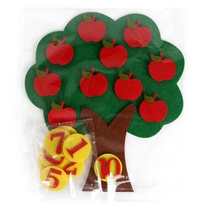 คณะกรรมการรู้สึกยุ่ง1-10จำนวนโรงเรียนอนุบาลคณิตศาสตร์โซนของเล่นรู้สึกว่าคณะกรรมการการเรียนรู้ของเล่นรู้สึกต้นแอปเปิ้ล - Product Image 4