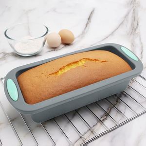Customized Logo Nonstick Oven Silicone <b>Cake</b> Pans Loaf Muffin Pizza Pan Baking Tools <b>Mold</b> Bread Baking Mould Set - Product Image 5
