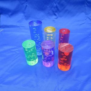 Varillas de Acrílico PMMA Transparente de Color, Barras de Acrílico Sólido con Burbujas para Decoración e Iluminación, Varilla de PC Transparente/Acrílico - Product Image 3