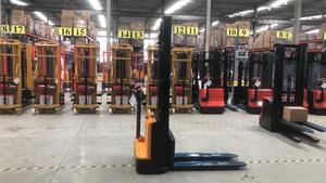 1200kg 1500kg 1600mm 2000mm 2500mm 3000mm 3500mm गर्म बिक्री पूर्ण बिजली पैलेट स्टेकर लिफ्ट ऊंचाई फोर्कलिफ्ट इलेक्ट्रिक स्टेकर - Product Image 4