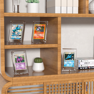 Couleur personnalisée Acrylique Graded Card Pack Stand Case <span class=keywords><strong>Pokemon</strong></span> Graded Sports SGC BGS Card Slab CGC Trading Card Display Frame Case - Product Image 5
