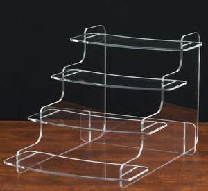 Expositor Acrílico Transparente AURORA con Diseño Escalonado Art Deco, Fácil de Montar, para Almacenamiento de Figuras y Cajas Sorpresa - Product Image 3