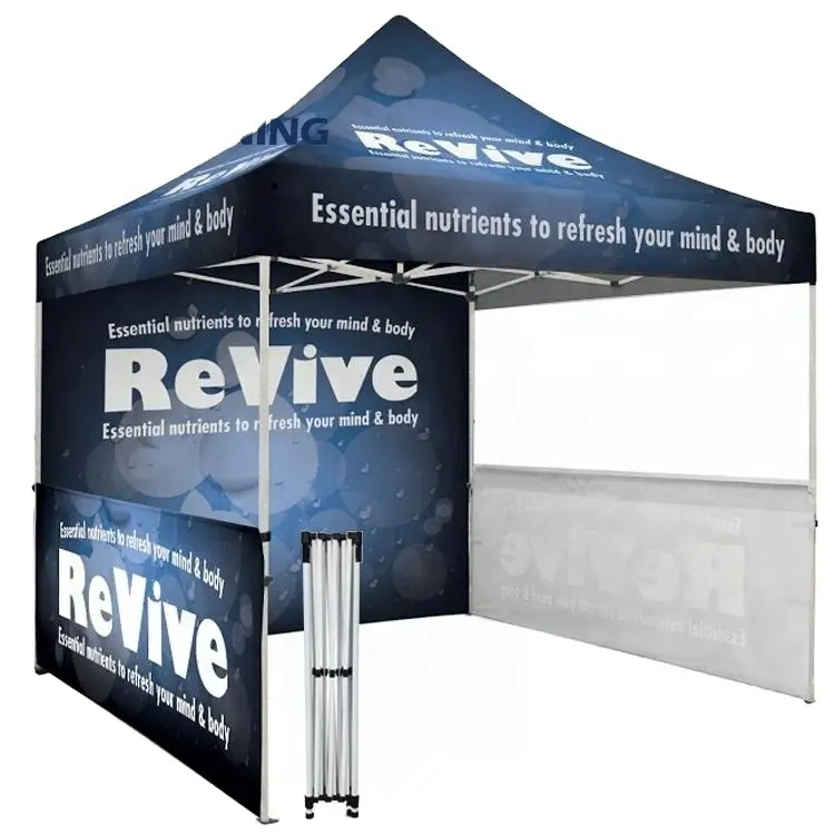 10x10ft Waterdichte Aluminium Opvouwbare Pop Up Outdoor Custom Luifel Tent Voor Evenementen