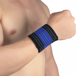 Bandages de poignet personnalisés Sangles d'assistance à la musculation Bandages de poignet à tirer Haltérophilie Support de poignet main élastique respirant pour gymnastique - Product Image 1