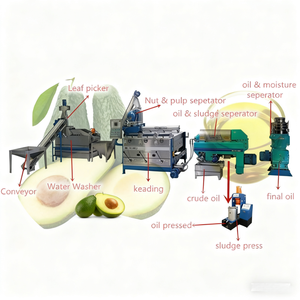 Presse à vis automatique à deux étages pour huile d'avocat de haute qualité, nouvelle machine industrielle, faible teneur en huile résiduelle, taux d'extraction élevé - Product Image 1