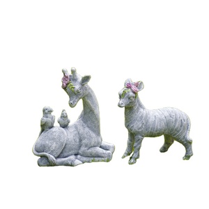 Witt Animal Crafts - Nouvelles sculptures en résine en forme d'hippopotame, ornement de bureau, statues d'animaux réalistes pour la décoration intérieure - Product Image 5