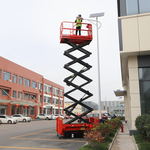 Prix bon marché 227KG capacité élévateur électrique pleine plate-forme de travail de préparateur de commandes aérien mobile électrique - Product Image 1