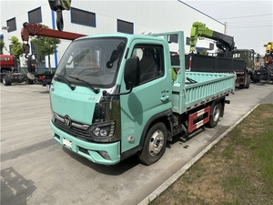 Mini-grue montée sur camion 2 tonnes 3 tonnes, grue à flèche pliante avec système de déchargement automatique intégré pour espaces restreints - Product Image 2