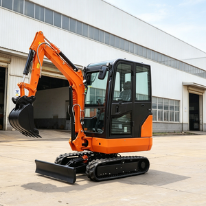 Excavadora hidráulica pequeña CDM6020 de venta directa de fábrica, excavadora compacta de orugas sin cola para paisajismo, jardinería y trabajo agrícola. - Product Image 1