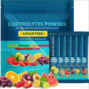 Bolsas de Polvo Electrolítico Personalizadas OEM/ODM con Sodio, Magnesio, Calcio y Potasio, Tamaños de 6g/8g, Sin Gluten, Apoyo para la Salud Digestiva - Product Image 2