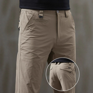<span class=keywords><strong>Pantaloni</strong></span> Casual da Uomo Slim Fit Leggeri e Resistenti, Modello 2026, Nuovi <span class=keywords><strong>Pantaloni</strong></span> Sportivi Elastici Primaverili e Autunnali con Fodera in Pile - Product Image 1